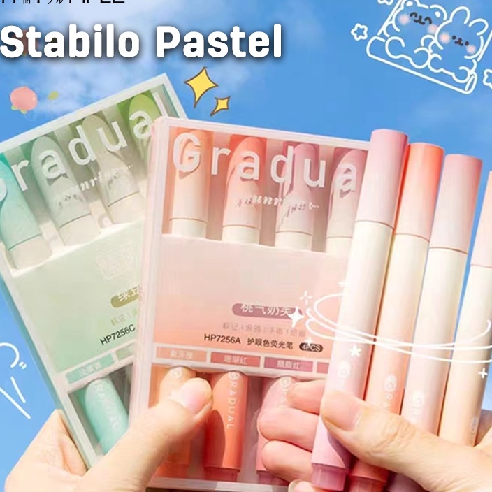 

FG2 Stabilo SetStabilo PastelHhlhter ujung 4 warna 4pcspakTHIMPLE