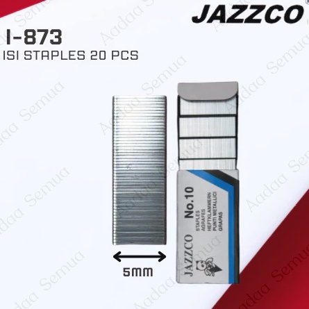 

HJ6 1 Box Isi Staples JAZZCO Kecil No 1 Refill Steples Stapler 1KOTAK 2pak kecil