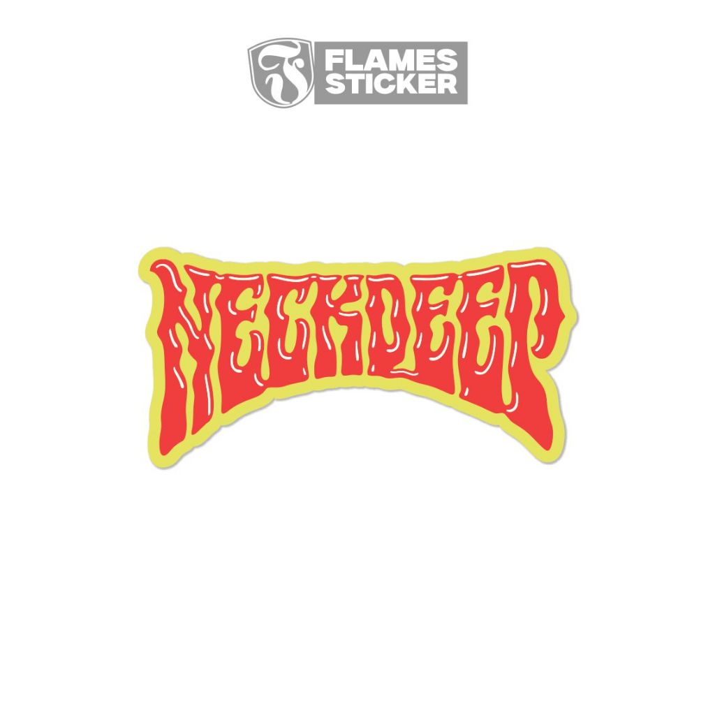 

STICKER NECKDEEP STIKER BAND LUAR STIKER MOTOR MOBIL HELM LAPTOP KOMPUTER HP WATERPROOF