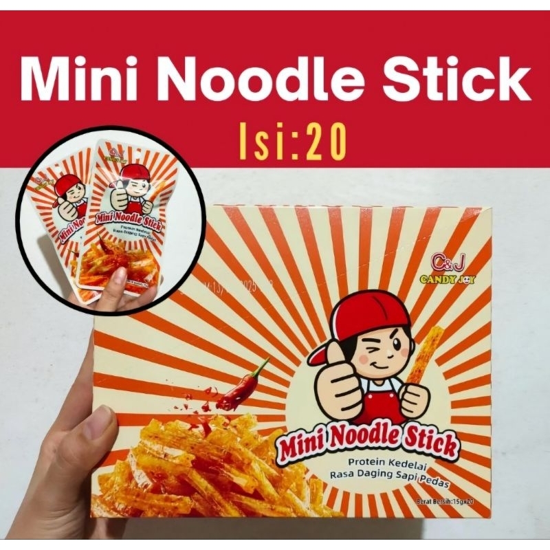 

1 Box isi 20pcs Mini Noodle Stick Latiao READY STOCK TERMURAH