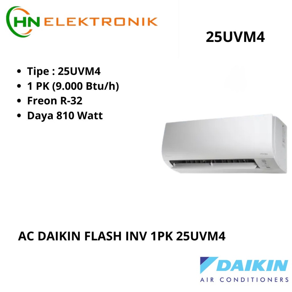 AC DAIKIN 1PK FLASH INVERTER THAILAND TYPE STKQ25UV