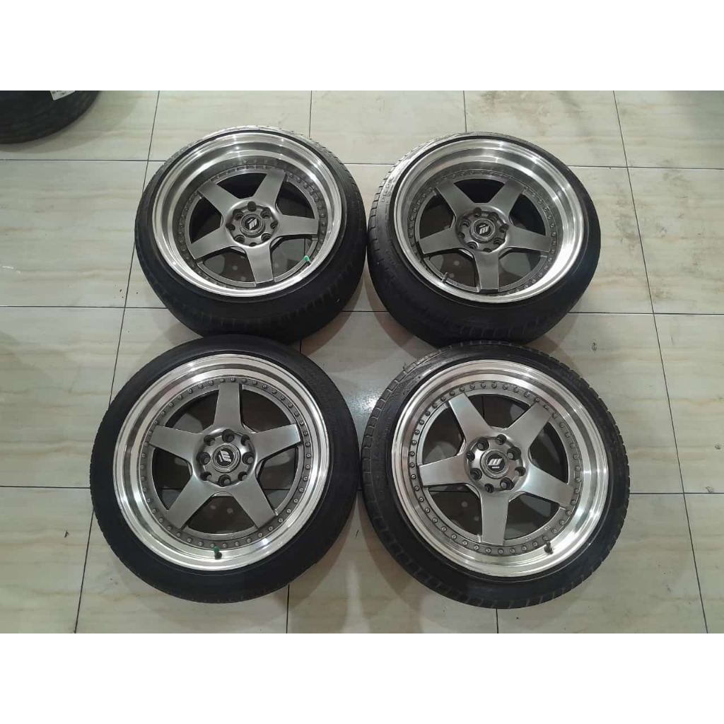 VELG SEKEN WORK MEISTER R17 X8/9 8X100/114,3 ET30/40 COCOK BANGET BUAT BRIO,YARIS,AVANZA,XENIA,VIOS 