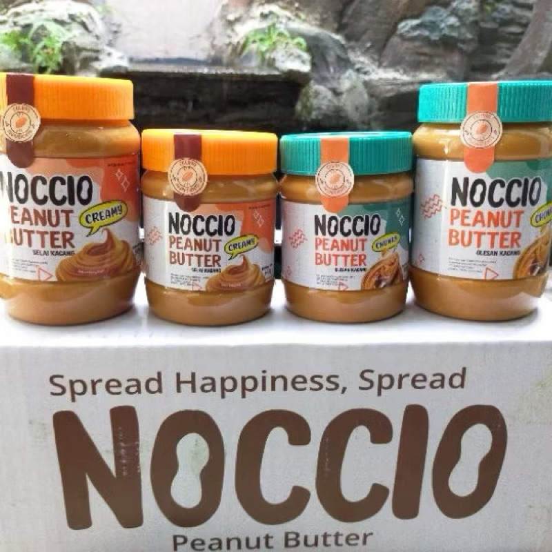 

Noccio Peanut Butter 340gr adalah selai kacang