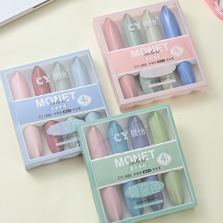 

FG2 Pena stabilo siswa 6PCS4PCSSET Stabilo hhlhter pastel 64 colors warna Pena Stabilo Aesthetic Hhlhter Warna Soft Lembut 2 in 1 Sketch Marker Pen Art Painting Spidol Pastel Warna Ringan Stationary Kit