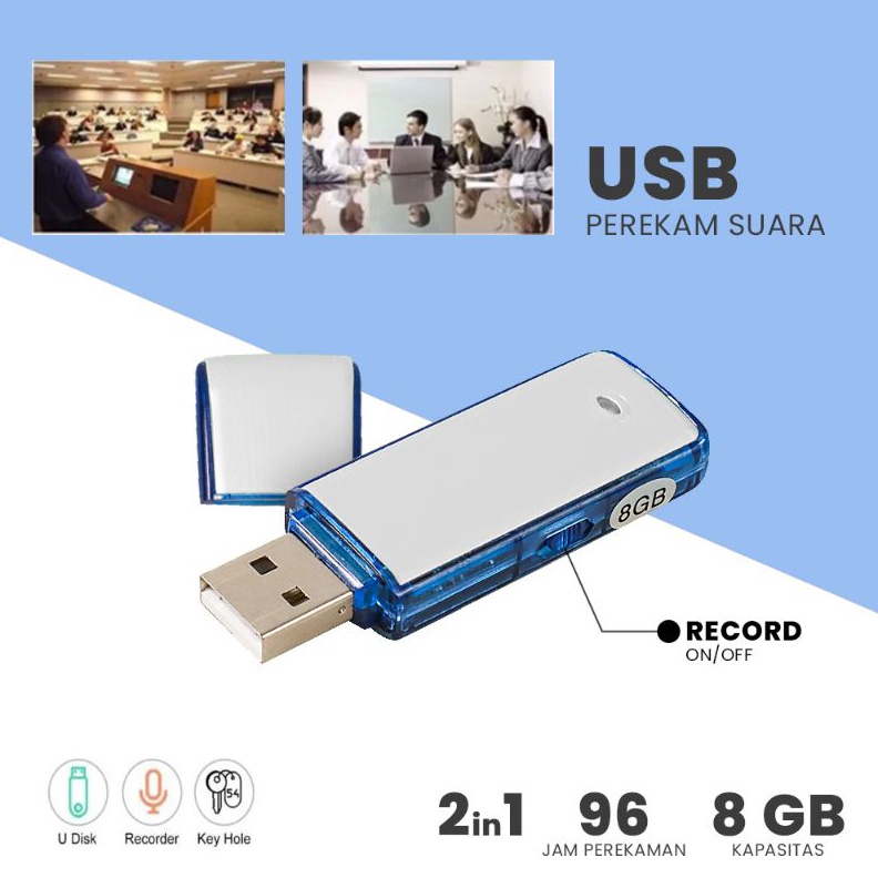 Alat Perekam Suara Tersembunyi Mini Voice Recorder Murah