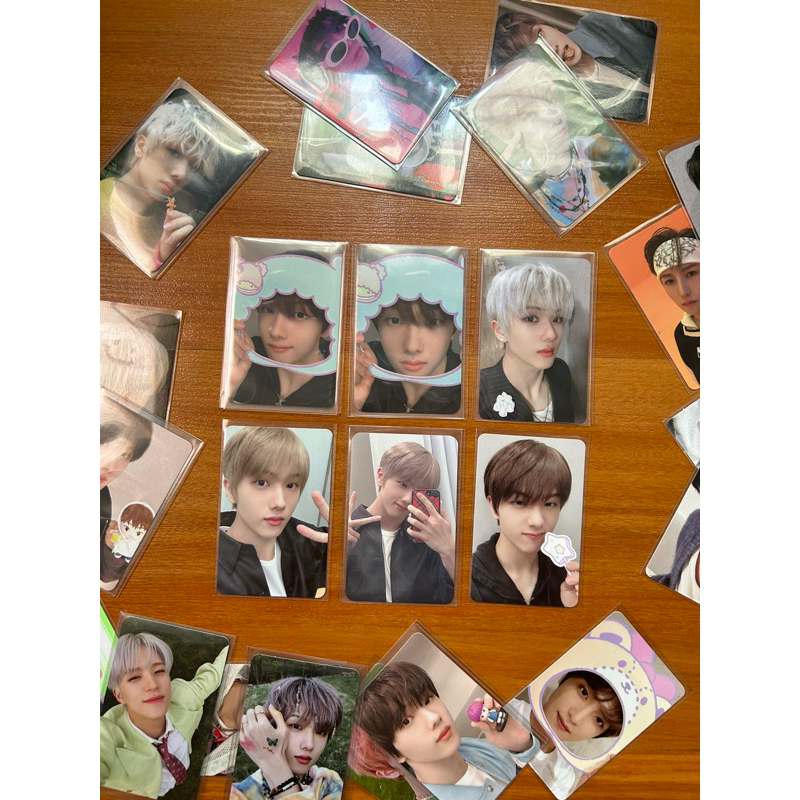 Photocard Jisung official NctxSanrio piyama glass cup jisung Sanrio ready stock koleksi pribadi JISU