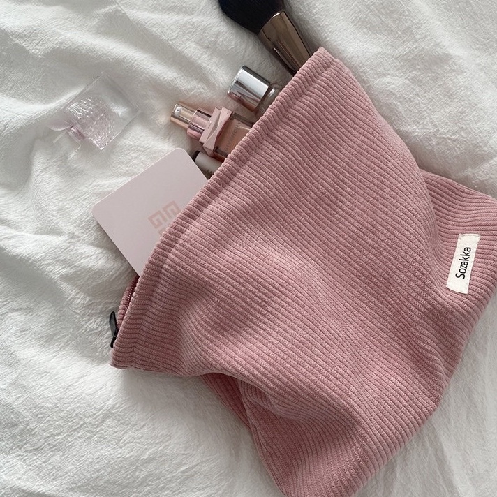 

Boom May Pouch Make Up Pouch Kosmetik Aesthetic Travel Tas Clutch Lucu Korea Dompet Multifungsi Serbaguna Tebal Premium Import PC4