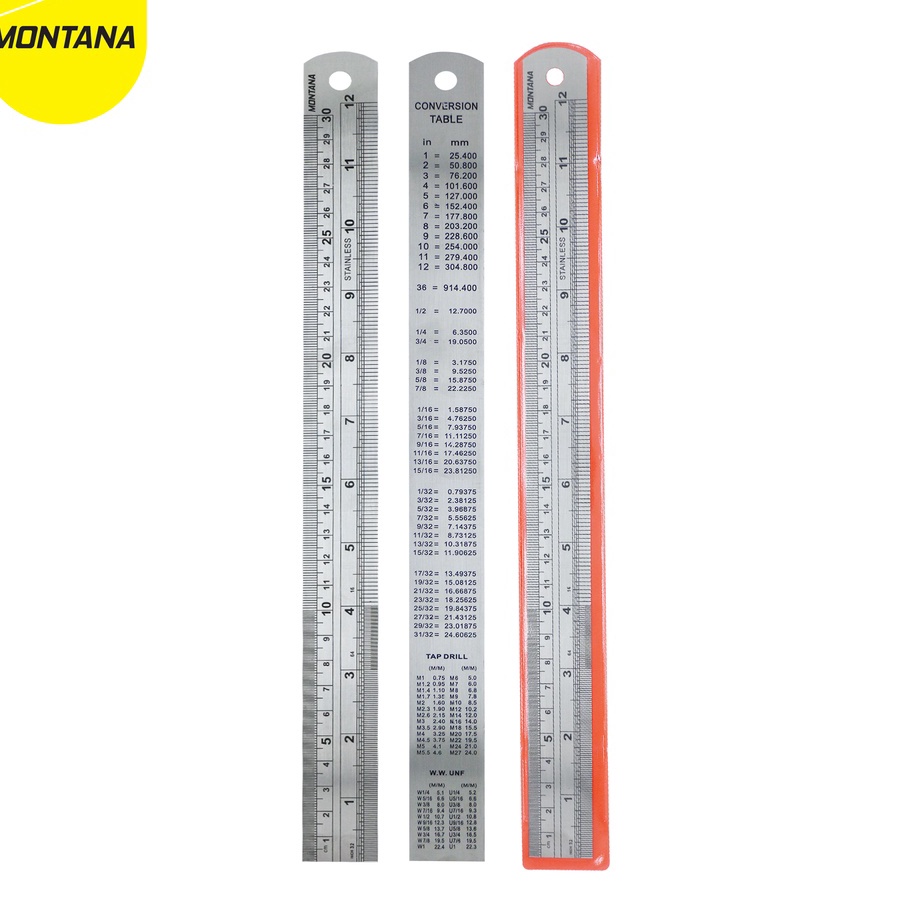 

KF7 MONTANA Ruler Penggaris MONTANA 3 cm Metal RT3S