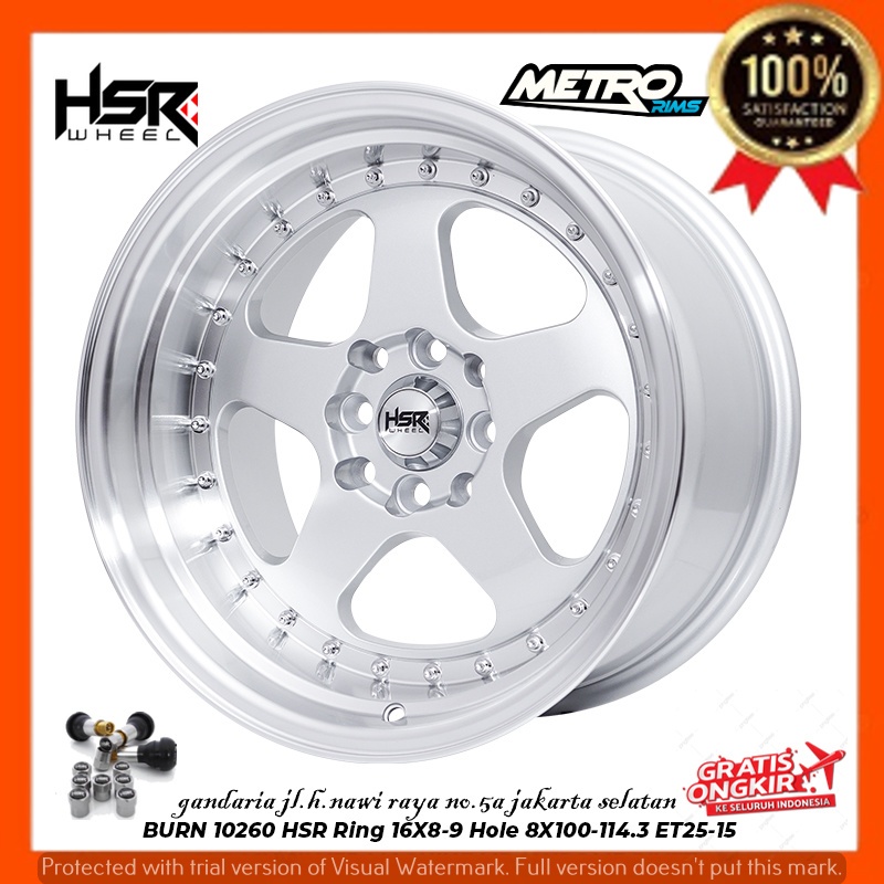 VELG PELEK RACING R16 RING 16 UNTUK MOBIL AVANZA XENIA BRIO VIOS CITY FREED DLL-JAKARTA SELATAN