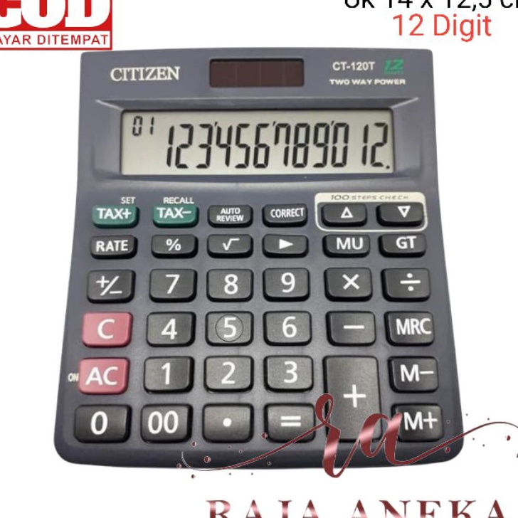 

FG2 Kalkulator Citizen CT 12 T 12 Dit CT Citizen 12T CT 12T CT12T Dagang Ukuran Citizen 12 Dit ct 12T