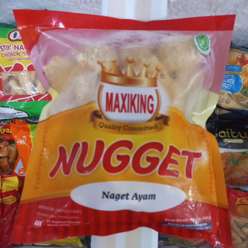 

Maxiking Nugget Ayam Bentuk Coin/kotak/S 500g