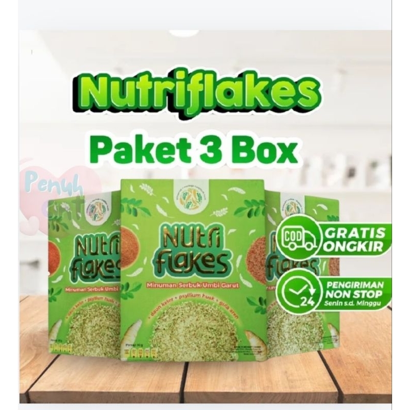 

Nutriflakes Sereal Sehat untuk Asam Lambung Paket 3 Box