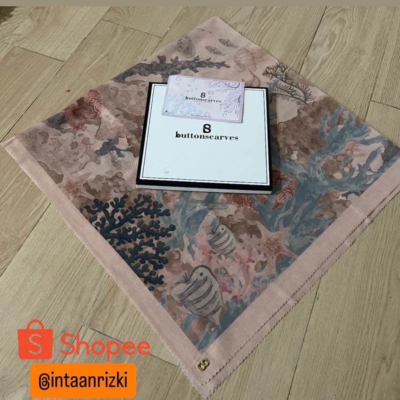 [PRELOVED] Baca Deskripsi DP Split Payment Buttonscarves Sofya Savanna Savana Daisy Deasy Daisi Le F