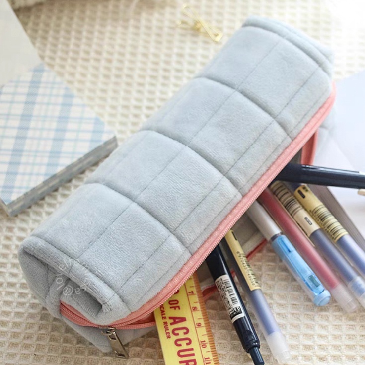 

Wah RISSA Pouch Marshmallow Cute Pencil Pouch Kecil Tempat Pensil Lucu Kotak Pensil Tempat Makeup M Kantong Kecil Alat Sekolah Kantor Lucu Zipper Love Rissa