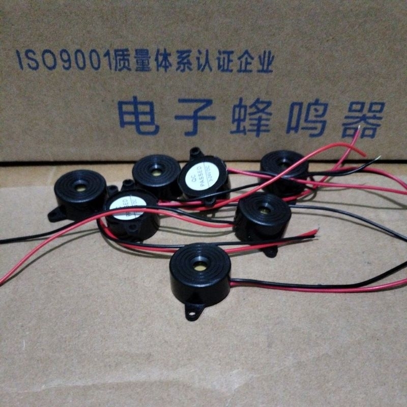 Buzzer DC 3v - 24v hitam