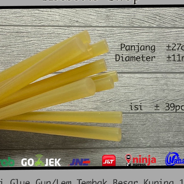 

berkualitas Isi Lem Tembak warna Kuning 1kg