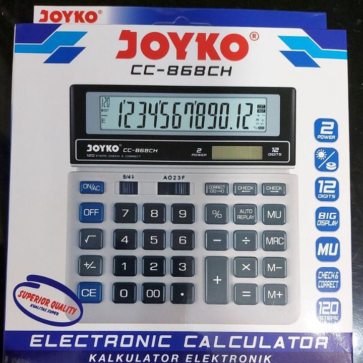 

Grosir Kalkulator Joyko CC868 ch