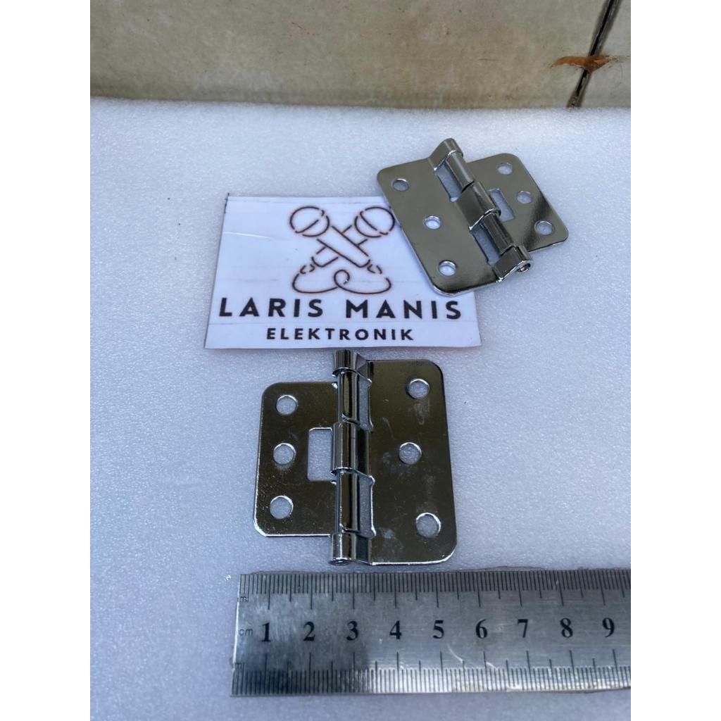 Engsel Lepas Kecil Box Hardcase / Engsel E5 / Engsel Besi Lepas Silver Engsel Pengait Hardcase