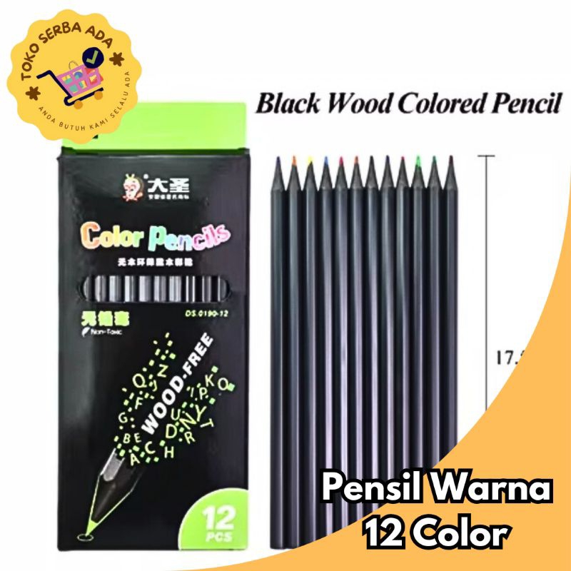 

Pensil Warna Panjang 12 Color - Pensil Warna Blackwood - Pensl Warna Panjang Murah