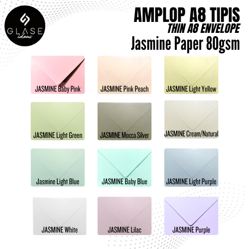 

Amplop Tipis A8 8,5x5,6cm Jasmine 80gr Polos amplop vintage aesthetic amplop undangan amplop uang angpao surat amplop kartu ucapan amplop kondangan amplop warna amplop polos amplop mini amplop custom amplop warna