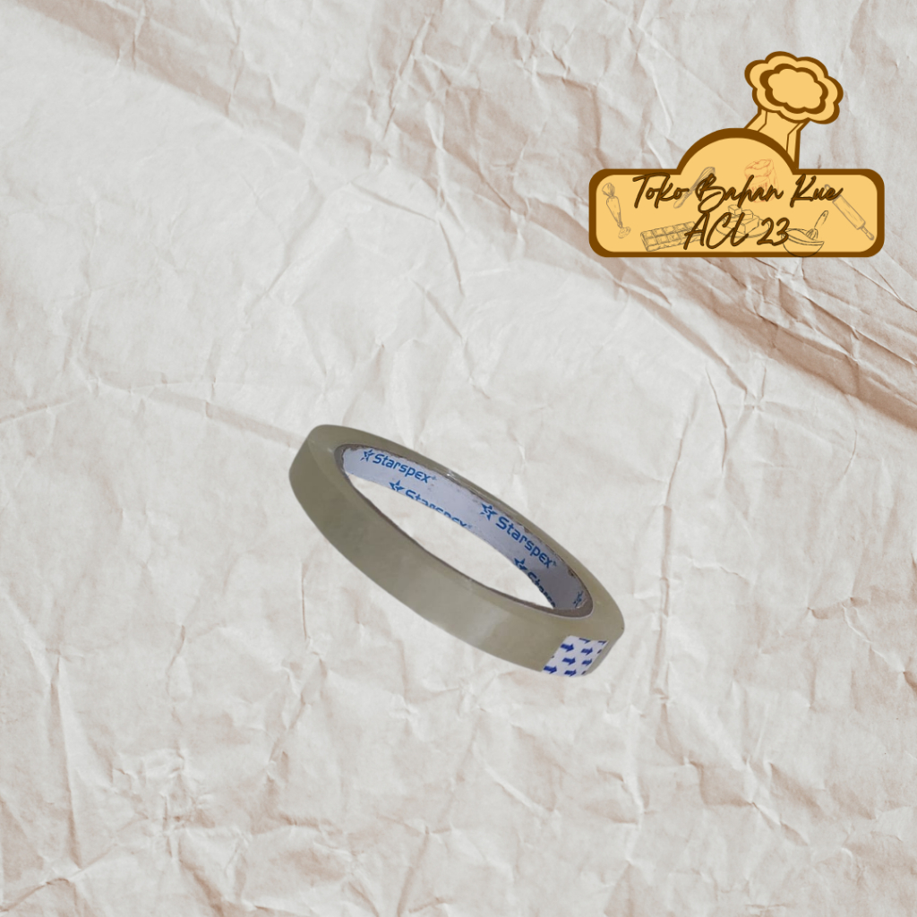 

Selotip Bening/Lakban Bening/Isolasi 12mm x 90 yard