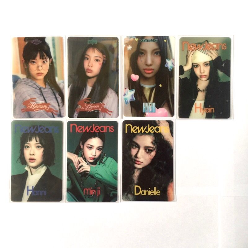 Newjeans Kpopmerch Photocard Minji Haerin Danielle Hyein Dani How Sweet Get Up Season’s Greeting 202