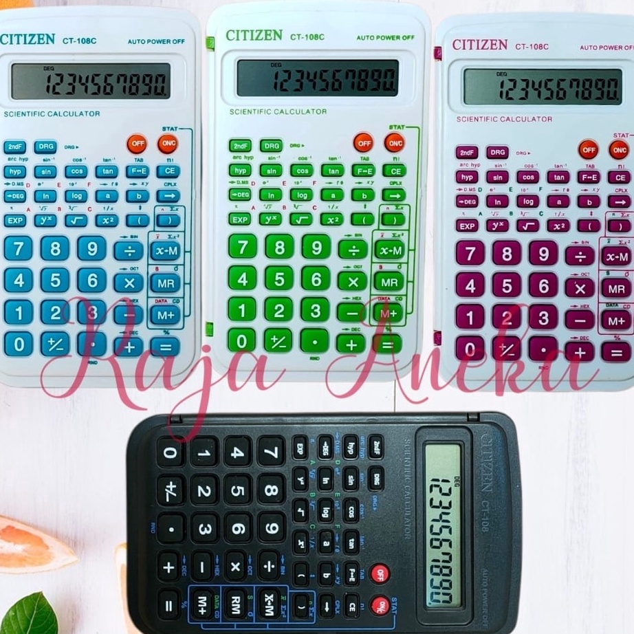 

Wah CALCULATOR ILMIAH KARCE CITIZEN CT 1 KC1 CT1 SCIENTIFIC 1 WARNA