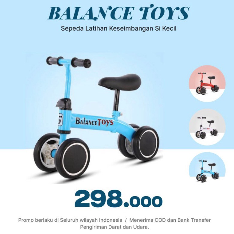 ART P6W4 Balance Bike