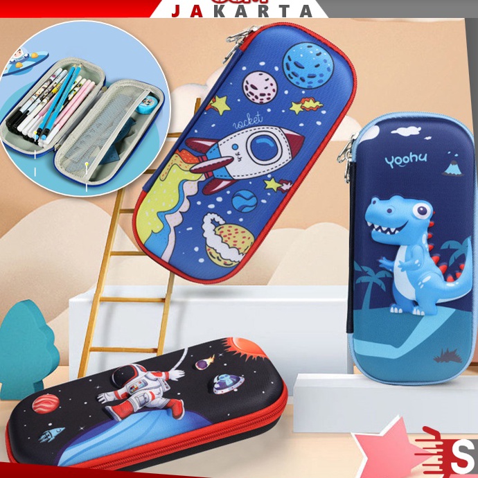 

Sale OSM JKT S5626 Kotak Pensil Tempat Pensil Anak Gambar 3D Bahan EVA Anti Air Tempat Pensil 3D Model Kotak Alat Tulis