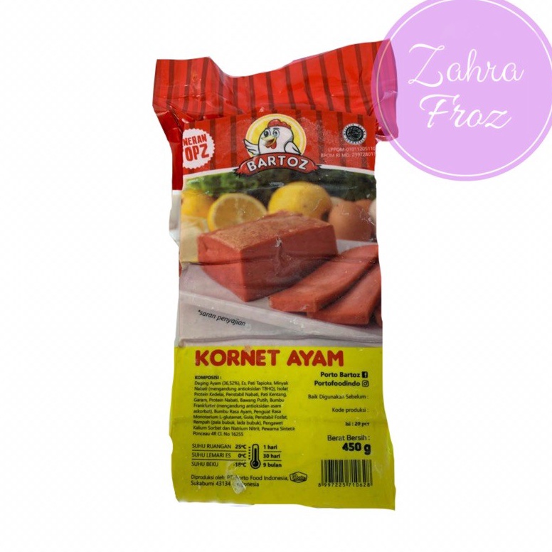 

Terdepan BARTOZ KORNET AYAM 45 GR