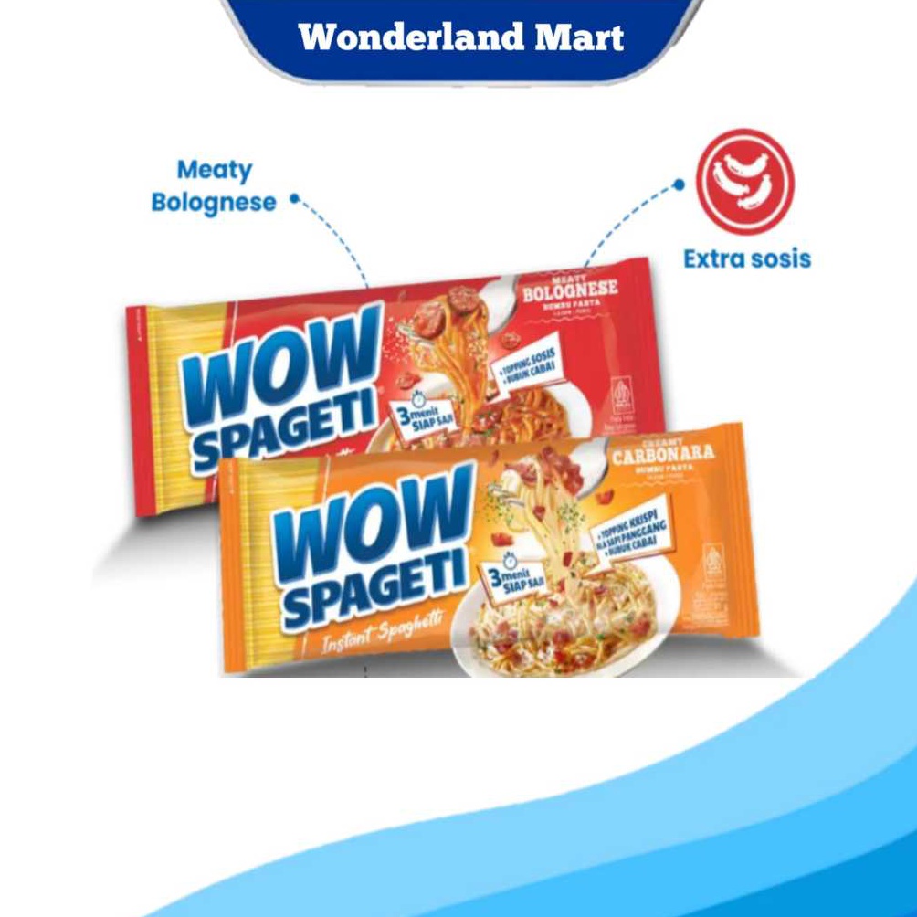 

Diskon Gede MIE WOW SPAGETI BOLOGNESE CARBONARA 84gr PROMO VIRAL MAYORA