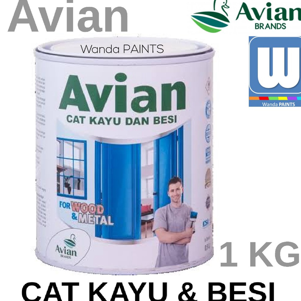 

KODE G72A CAT MINYAK MERK AVIAN 1 KG SEMUA WARNA
