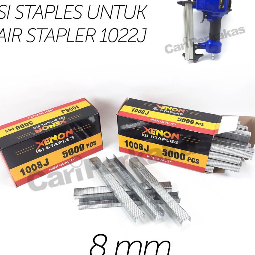 

KP8 Isi Air Stapler Staples Model U 8 mm 1J Isi Mesin Paku Tembak Staples Jok Motor Sofa122J