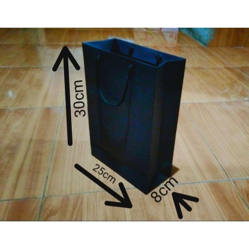 

paperbeg polos hitam |paper bag hitam polos souvenir paperbag gift bag ulang tahun