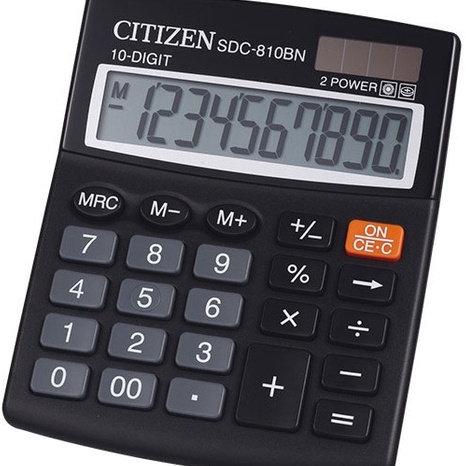 

KP8 KALKULATOR 12 DIT ANGKA MERK CITIZEN TYPE SDC812 BN CITIZEN DAN MERK KINCI