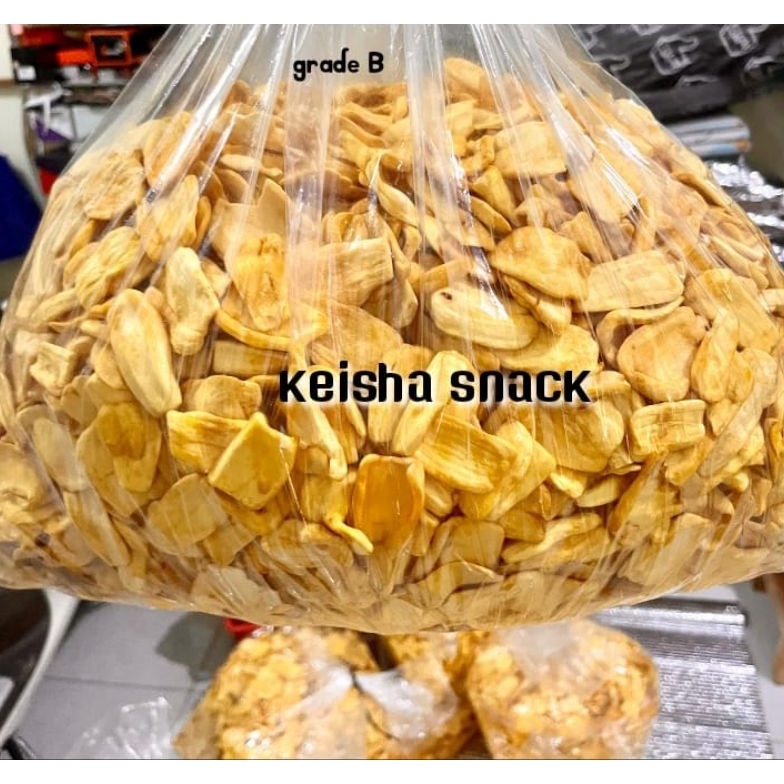 

Harga Spesial KERIPIK NANGKA GRADE B 25gr