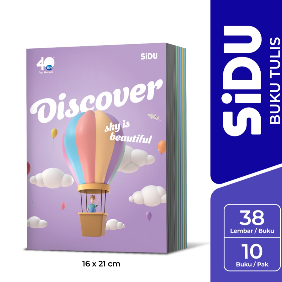 

ART G1S SiDU Buku Tulis 38 Lembar