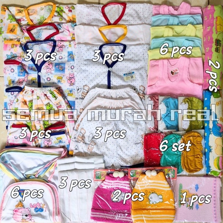 Keluaran Terbaru Perlengkapan Bayi Baru Lahir Komplet Paket Baju Bayi Lengkap Set Baju Bayi Baru Lah