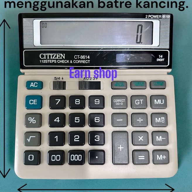 

Grosir Kalkulator Dagang 14 Dit Citizen CT8614