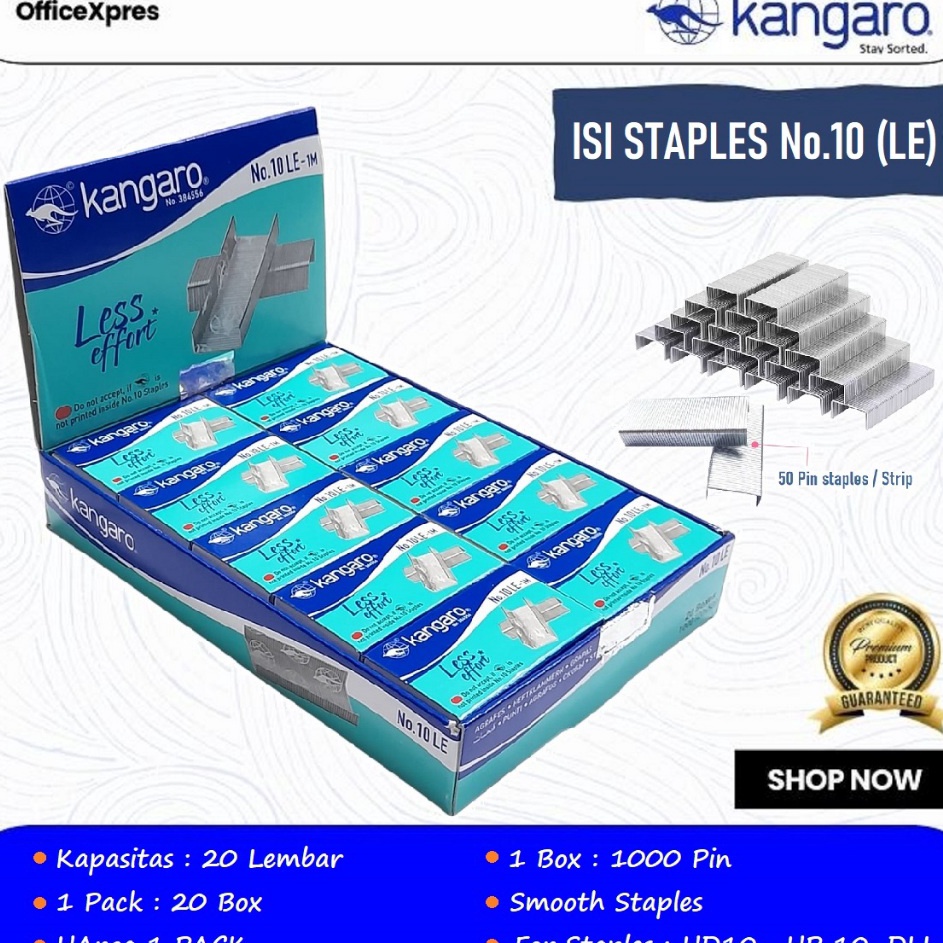 

KF7 Isi Hekter Isi Jepretan Necis Isi Stapler Isi Staples Kecil No 1