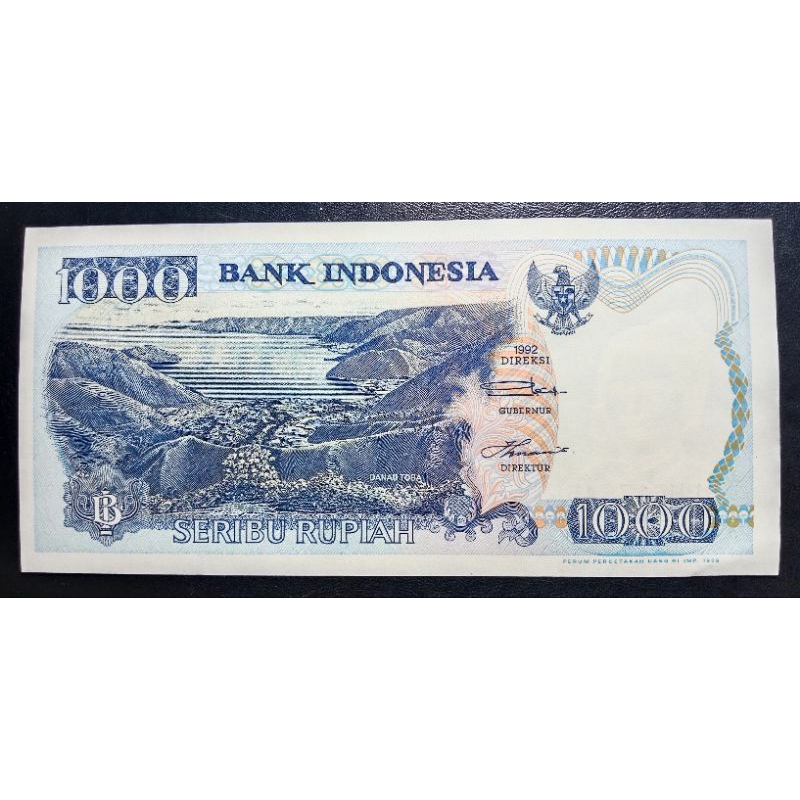UANGKUNO 1000 RUPIAH LOMPAT BATU THN 1992