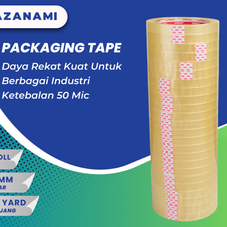 

Limit ISOLASI BENING 12MM X 1Y SAZANAMI 12 LAKBAN SELOTIP BENING 1 PACK 24 ROLL
