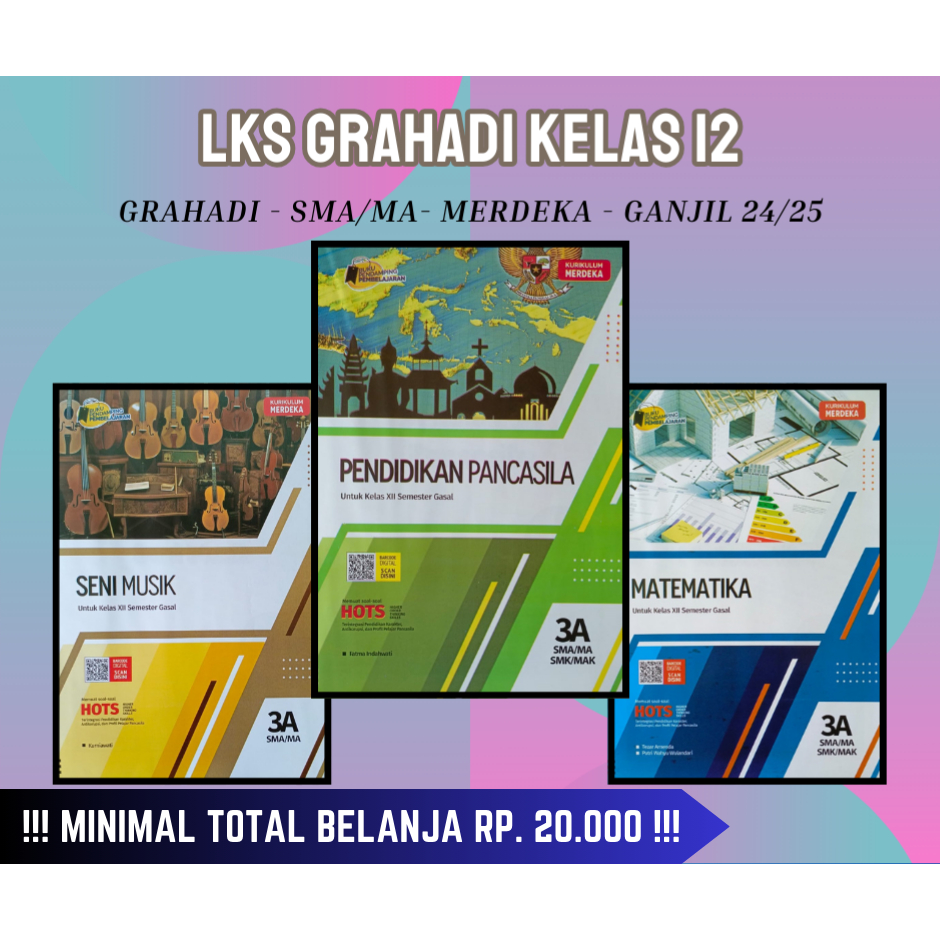 Buku LKS TUNTAS SIMPATI HAYATI KHARISMA ZAMRUD SMA MA Kelas 12 Merdeka Ganjil 2024 2025 - Original