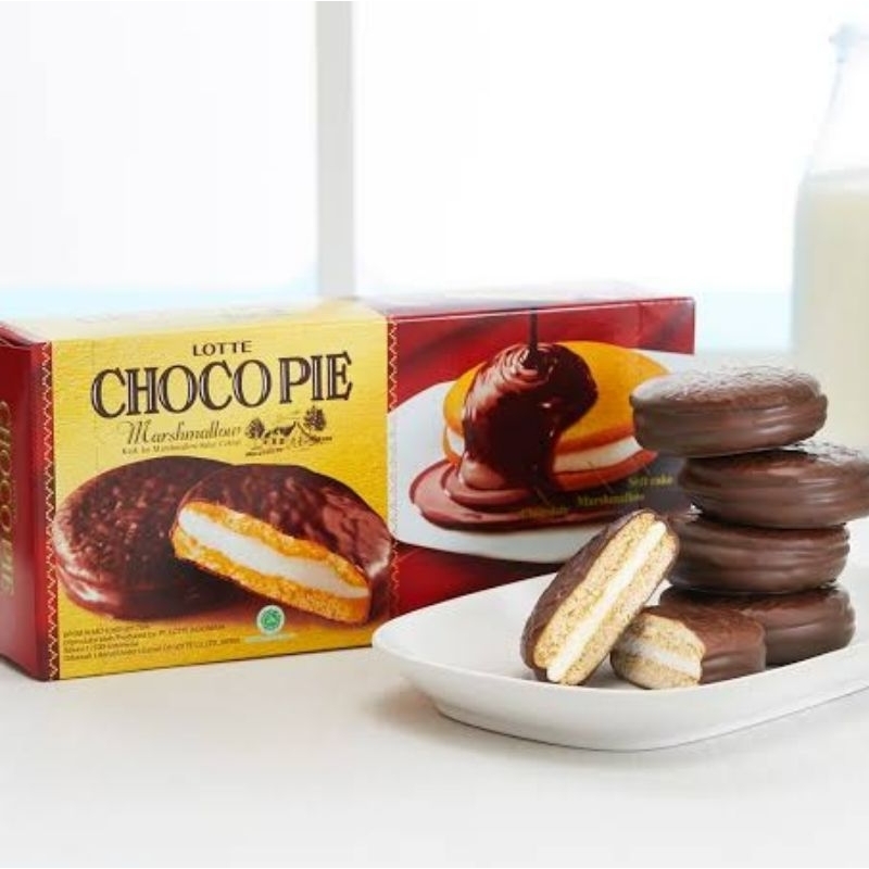 

Choco Pie Marshmallow 1 Box Isi 12×26gr