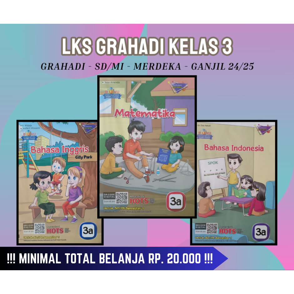 Buku LKS SEKAR KARTIKA SIMPATI MAHIR ZAMRUD CEMARA SD/MI Kelas 3 Merdeka Ganjil 2024/2025 - Terbaru
