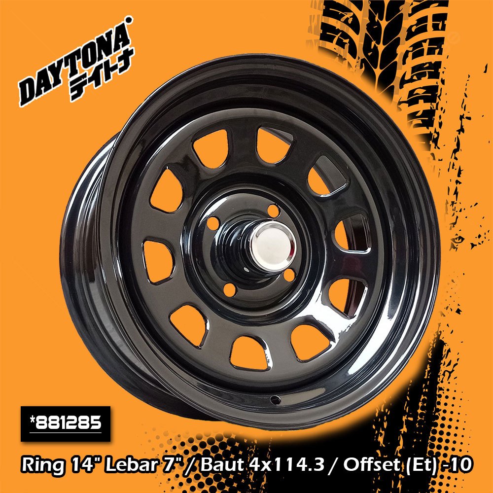 Velg Besi DAYTONA Offroad R14 Ring 14 Lubang 4x114.3 (881285)
