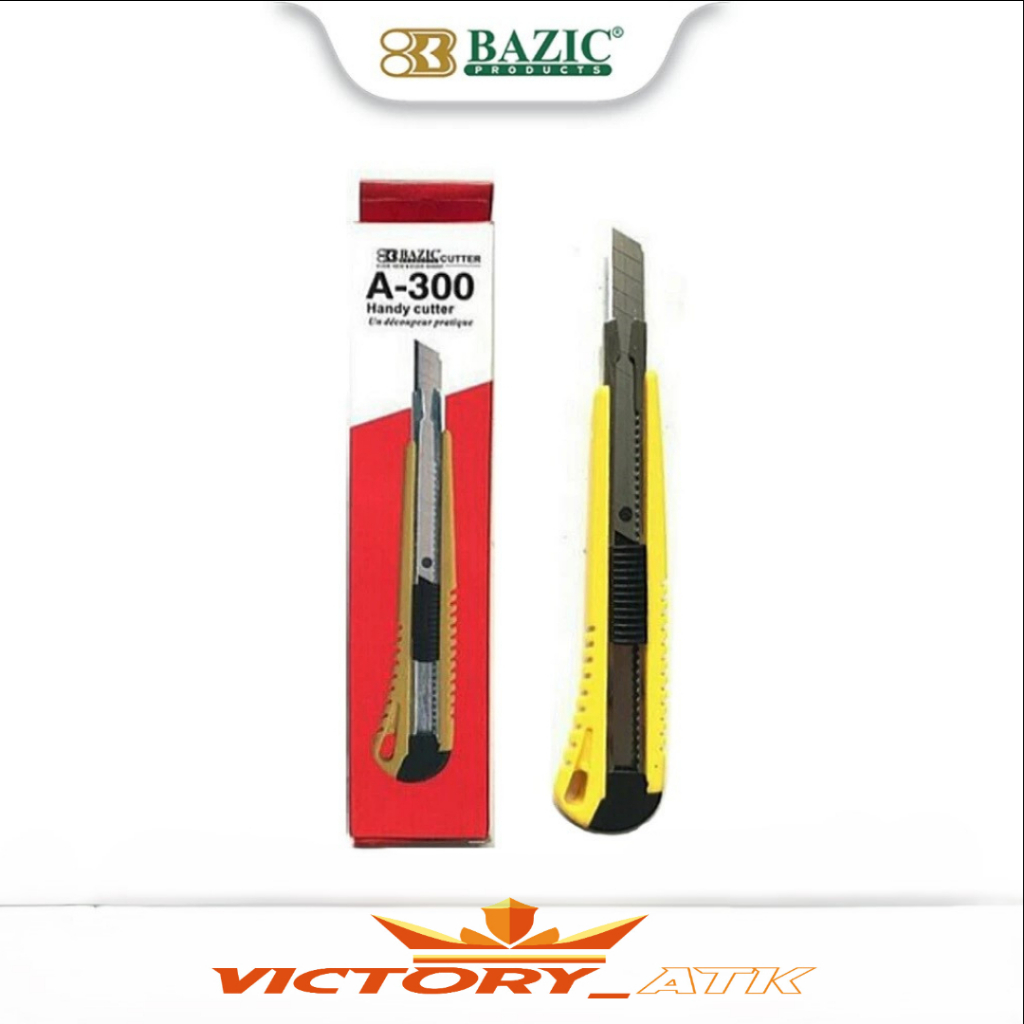 

Small Cutter Bazic 9mm A-300 / Silet Pemotong Kertas Kecil A300