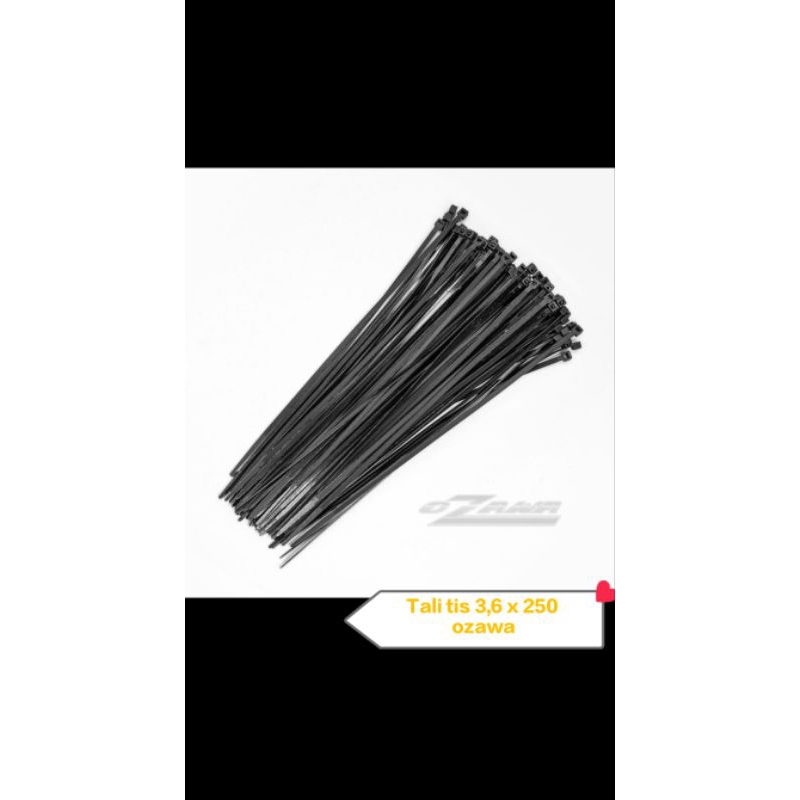 

Tali tis 3,6 x 250 (black) / pack ozawa