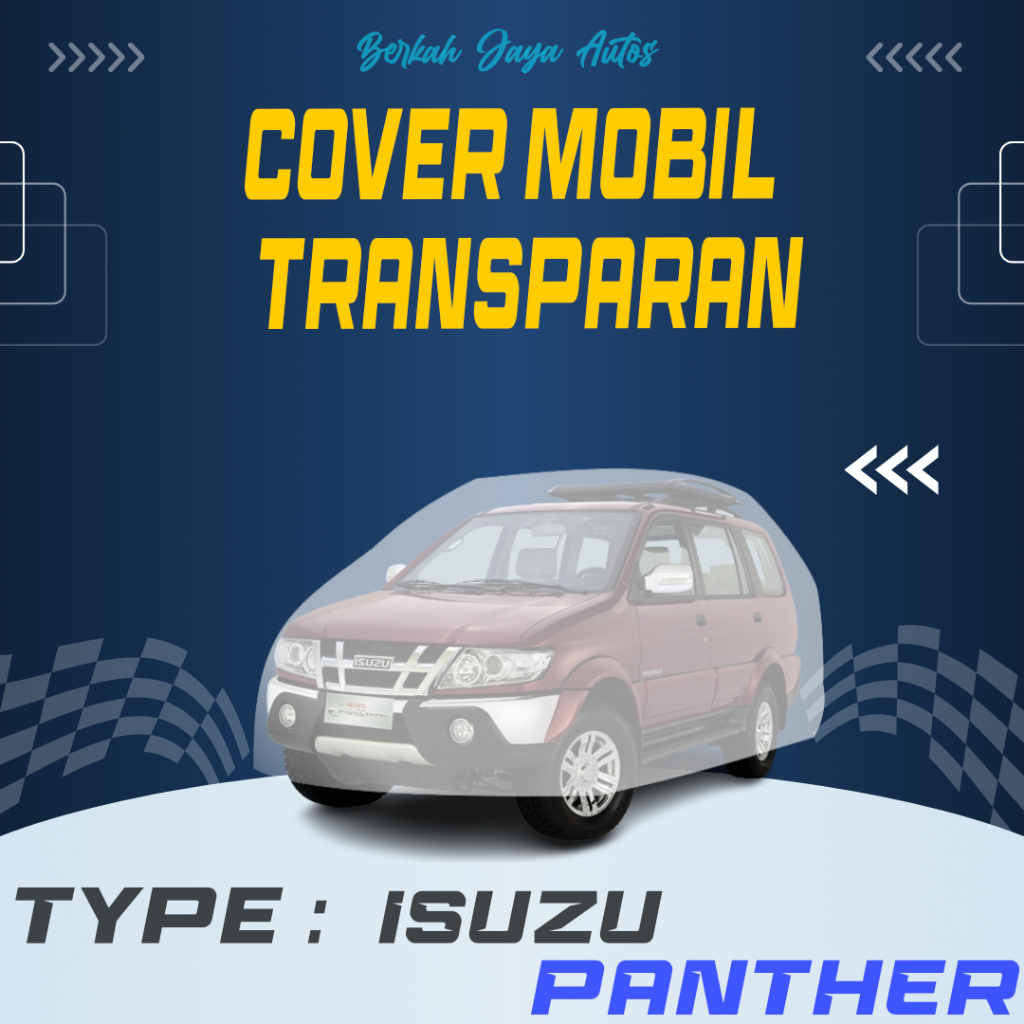 Cover Mobil Plastik Isuzu Panther/Cover Mobil Indoor dan Outdoor/Cover Mobil Bahan Plastik/Cover mob