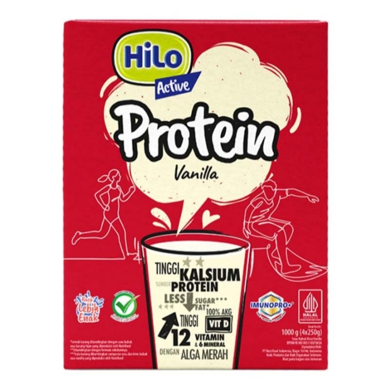 

HiLo active susu bubuk tinggi kalsium rasa vanilla 1 kg